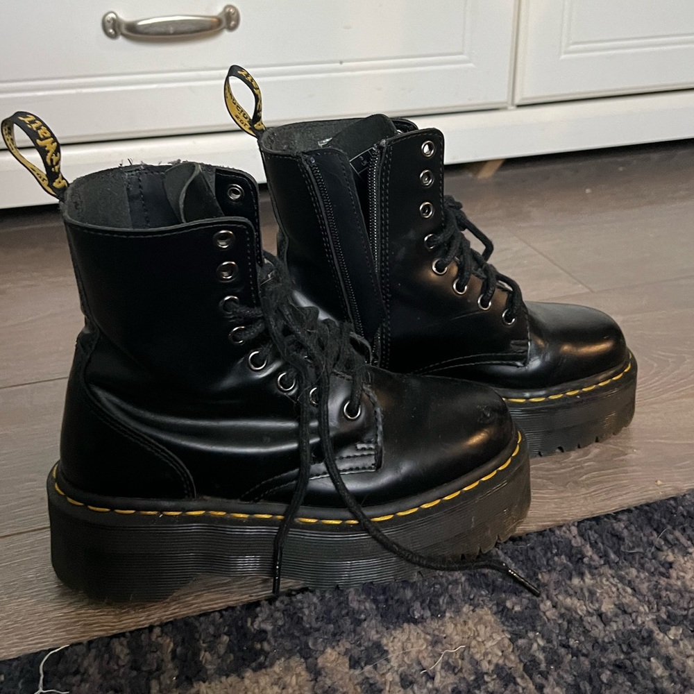 Dr. Martens Black Lace Up Boots
